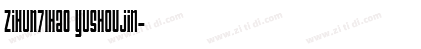 zihun71hao yushoujin字体转换